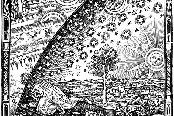 Holzschnitt aus Camille Flammarion's L'atmosphère: météorologie populaire