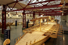 Bildergalerie MufAS Museum für Antike Schiffahrt Schiffsmodell im Museum für Antike Schiffahrt