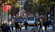 Autobuses en el Schillerplatz