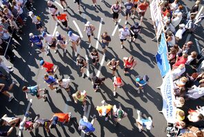 Auf gehts! Start beim Gutenberg Halbmarathon Mainz © Sport online