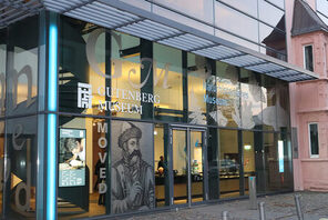 Außenansicht des Gutenberg-Museums in der Reichklarastraße &copy; Landeshauptstadt Mainz