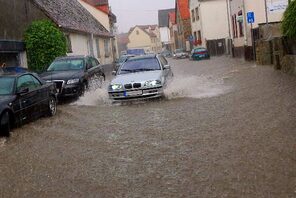 Starkregen in Mainz © Wirtschaftsbetrieb Mainz
