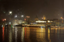 Feuerwerk in der Mainzer Altstadt