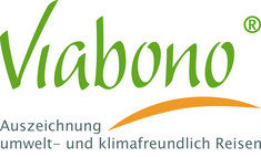 Logo Viabono - Viabono ist das bedeutendste Zeichen für umweltorientierte Tourismusangebote in Deutschland.