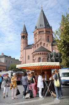 Blick auf den Ostturm des Doms