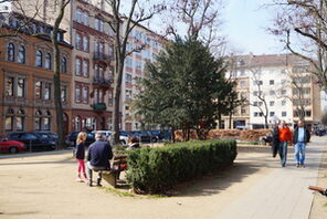Gartenfeldplatz in der Neustadt © Landeshauptstadt Mainz