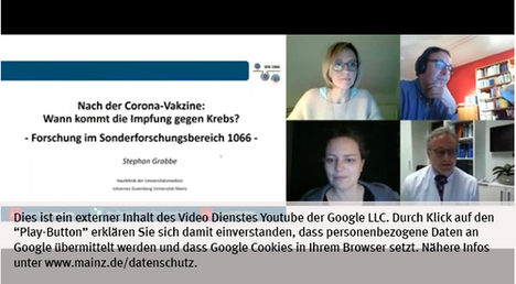 Die Landeshauptstadt Mainz nutzt den Video-Dienst Youtube.  Vor einem Klick auf den Play-Button empfängt Youtube keine Daten und setzt keine Cookies. Nähere Informationen über Youtube finden Sie in den Datenschutzinformationen zu unserem Youtube-Kanal: www.mainz.de/datenschutz