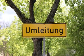 Umleitungsschild © Pixabay
