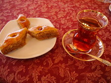 Baklava und Tee
