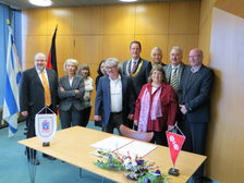 Delegation aus Haifa anlässlich 25 Jahre Städtepartnerschaft im Jahre 2014